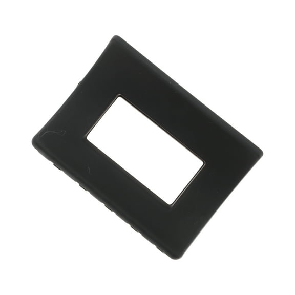 Unique Bargains 1 Pc Frosted Arc Rectangle Hair Clips Hairdo Clip for Home Black