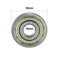 thumbnail image 4 of Deep Groove Ball Bearing 6200Z Double Shield, 10mmx30mmx9mm Carbon Steel 2Pcs, 4 of 4