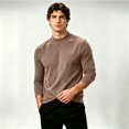thumbnail image 6 of Fanshiluo Men's Mock Neck Long Sleeve Velvet Fleece Base Layer Shirt, Warm Undershirt,Size S-3XL, 6 of 6