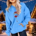 thumbnail image 1 of Cowsor Cute Hoodie for Teen Girls Trendy Bow Print Preppy Hooded Sweatshirts Kids Pullover Long Sleeve School Outfits, 1 of 6