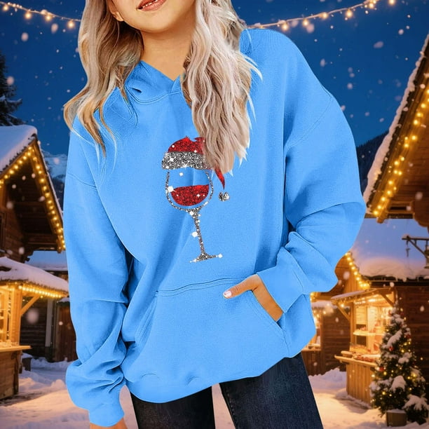 Cowsor Cute Hoodie for Teen Girls Trendy Bow Print Preppy Hooded Sweatshirts Kids Pullover Long Sleeve School Outfits