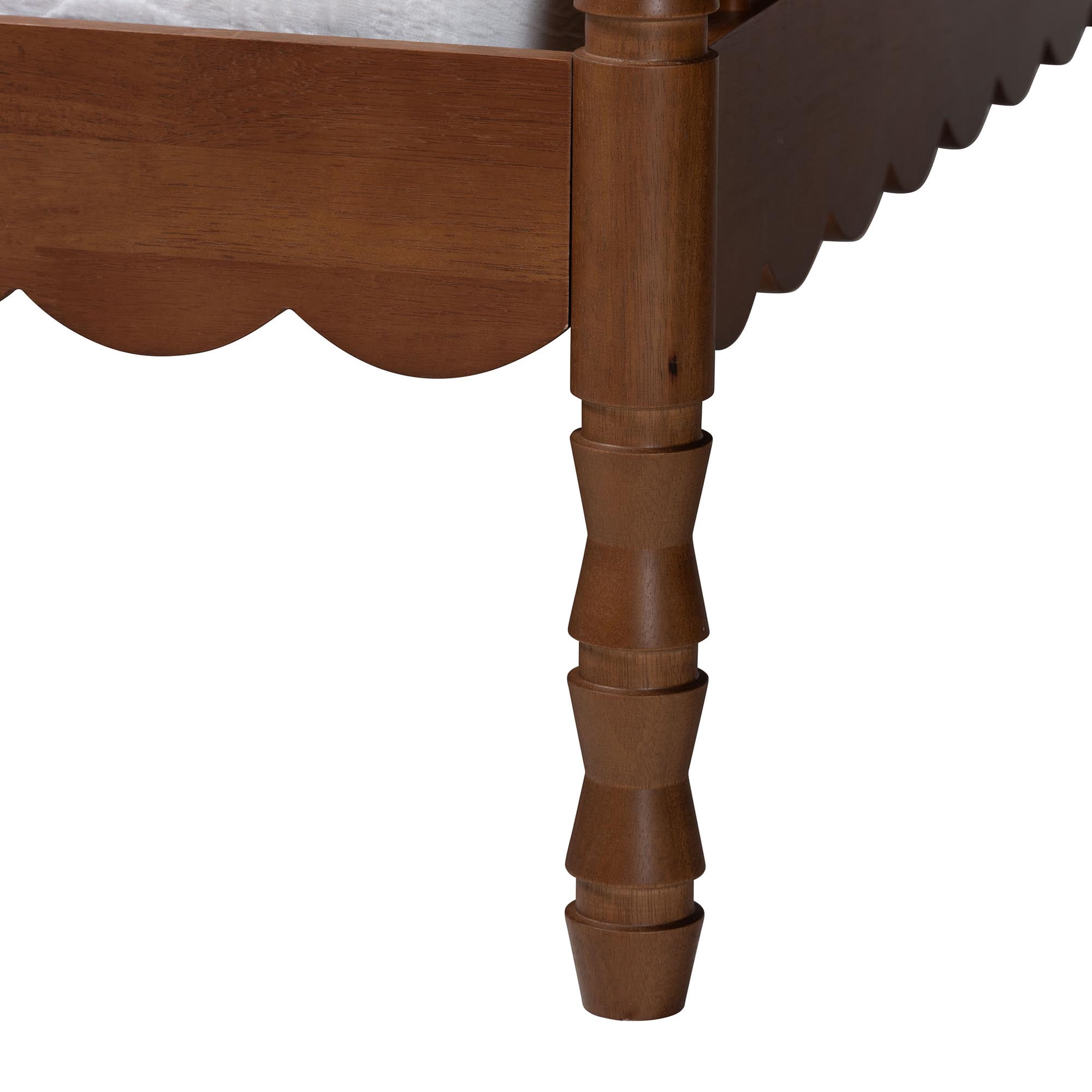Baxton Studio Danette Modern Daybed, Twin, Walnut Brown