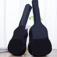 thumbnail image 3 of Waterproof Full Size Acoustic Guitar Bag Padded Backpack Carry Case 38in, Guitar Accessories, 3 of 7