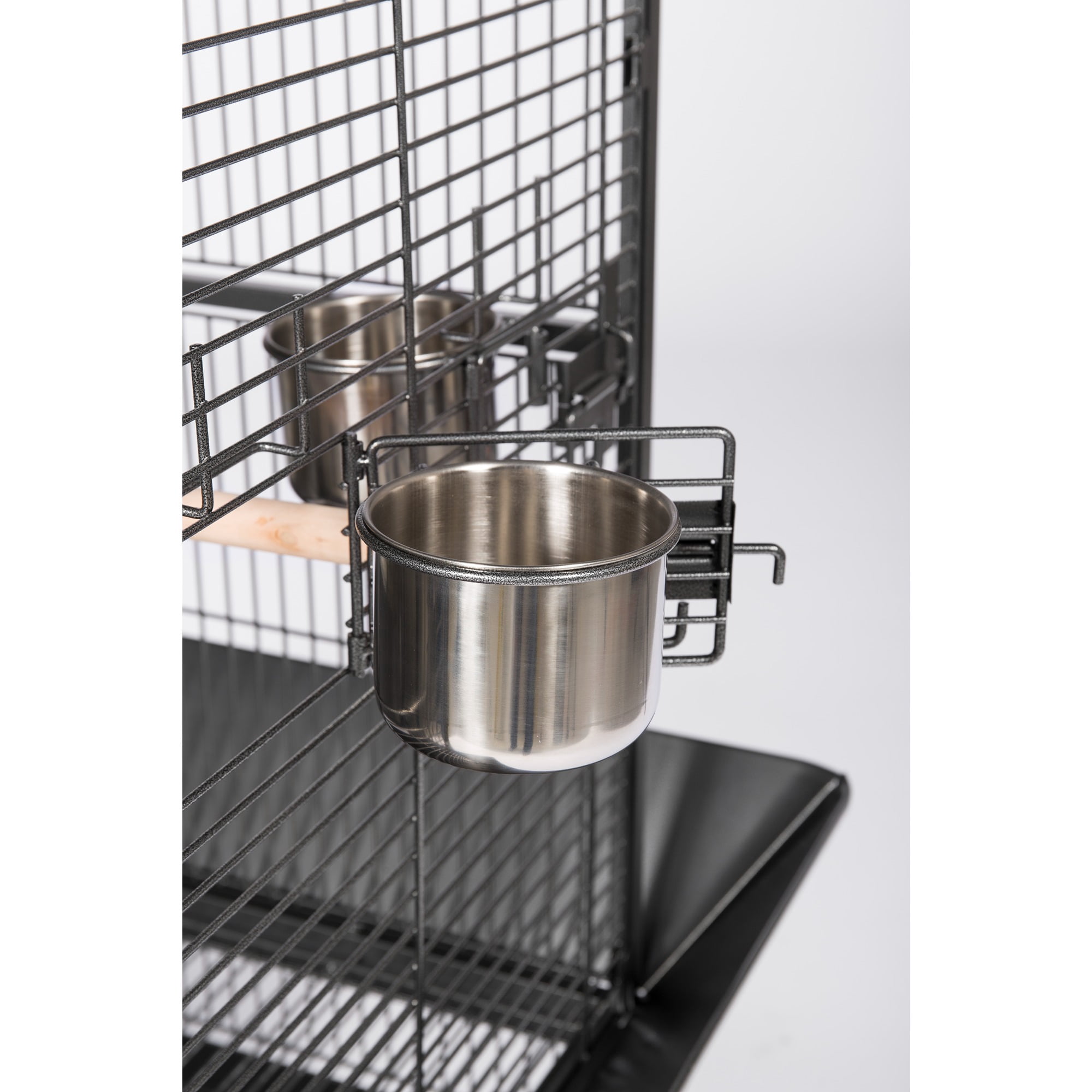 Prevue Pet Products Medium Dome Top Bird Cage - Black 34521