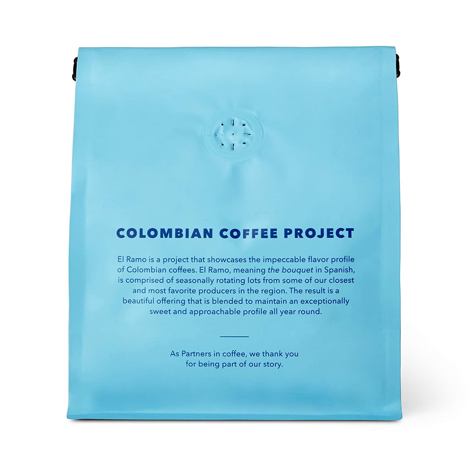 Partners Coffee, EL Ramo - 12 Ounce | Whole Bean Coffee | Light Roast | Moderate Acidity | Notes of Peach and Fresh Cream | Try Drip Coffee, Chemex, or Pourover Brew Methods.