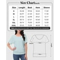 thumbnail image 3 of Women's Dolman Top Boat Neck Comfortable Short Sleeve Solid Gentle Tees Casual T Shirt with Side Shirring Detail, 3 of 6