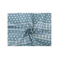 thumbnail image 4 of Women's Floral Fresh 26.7'' Square Scarf Cotton Satin Floral Pattern Neckerchief for Gift Travel Office One Size Blue, 4 of 6