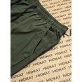 thumbnail image 5 of Men's Work Pants, Lightweight Breathable, Drawstring Waist with Flap Pockets, Solid Color Fashionable Versatile Casual Pants, Suitable for Daily Wear, Outdoor Sports Hiking - 1-Piece Set, 5 of 5
