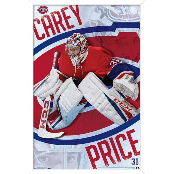 NHL Montreal Canadiens - Carey Price 17 Wall Poster, 14.725" x 22.375", Framed