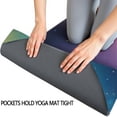 thumbnail image 3 of Colorful Galaxy Pattern Hot Yoga Mat Towel Non Slip for Hot Yoga - Quick-Drying Yoga Mat Cover with 4 Corner Pockets with Travel Bag - Hot Yoga Towel Non Slip Grip Moisture Wicking Sweat 70"x26", 3 of 6