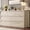 Dressers | Oak B, variant on 7 Drawer Dresser for Bedroom, Wide Modern Chest of Drawers, Large Wood Dresser Wooden Storage Organizer for Living Room, Hallway Entryway