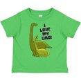 thumbnail image 3 of Inktastic I Love My Dad with Baby and Daddy Brontosauruses Boys or Girls Toddler T-Shirt, 3 of 5