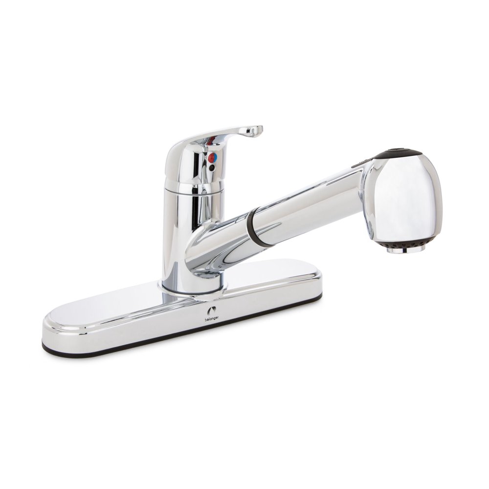 Belanger SingleHandle NonMetallic Kitchen Faucet with PullOut Spray