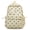 Yellow, variant on Floral Motif Nylon Aesthetic Backpack, Water-Resistant Stain-Proof Large Capacity Lightweight Daypack for School Travel Daily Use, 16.93" x 11.81" x 6.3" (Yellow)