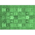 thumbnail image 1 of Ahgly Company Indoor Rectangle Abstract Emerald Green Modern Area Rugs, 8' x 12', 1 of 4