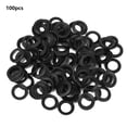 thumbnail image 1 of Lock washer  ribbed lock washer  steel lock washer  washer set 100pcs M4 Steel Ribbed Lock Washer Spacers Washers Anti skid Gaskets with Double sided Ridges ANGGREK Otros, 1 of 8