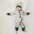 thumbnail image 5 of DHFJKG Baby Boys Girls Jumpsuit Lightweight Winter Clothes Newborn Long Sleeve Crewneck Zipper Romper For 0-24 Months Cute One-Pieces, 5 of 9