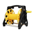 thumbnail image 2 of Rewind Garden Hose Reel Cart Storage Rack Pipe Organiser Bracket Garden Tool Bright Yellow, 2 of 8