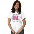 thumbnail image 5 of Where There's Love Beautiful Quote Women's Graphic T Shirt Tees Brisco Brands M, 5 of 5