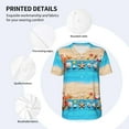 thumbnail image 4 of Balery Boards and Beach Baseball Jersey for Men Casual Button Down Shirts Short Sleeve Active Team Sports Uniform-3X-Large, 4 of 9