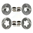 thumbnail image 1 of Transit Auto Front Rear Disc Brake Rotors and Ceramic Pads Kit for Car 2015-2019 Ford Transit-250 Transit-150 Transit-350 with 5 Lug Wheels Without 4600 Lb Axle K8T-100980, 1 of 11