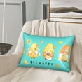 thumbnail image 3 of Disketp Bee Happy Sunflower Gnomes Satin Pillowcase For Hair And Skin - Satin Pillow Cases Standard Size 20x30 Inches With Zipper,Gifts For Women Men, 3 of 8