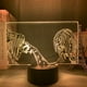 thumbnail image 2 of Anime Naruto Kakashi LED Night Light Uzumaki Table Lamp Hatake Akatsuki Figures 3d Lamp Toys Christmas Birthday Gift18CM Warm white Gao Jinjia LED, 2 of 2