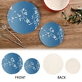 thumbnail image 4 of Flower Pattern Design Trivets Potholders Cotton Braided Potholders Heat-Resistant Pads 7.09'' and 9.45'', 4 of 7