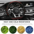 thumbnail image 6 of D-Shaped 15 Inch Car Steering Wheel Cover with 3D Honeycomb Comfy Grip, Breathable Anti-Slip Steering Wheel Cover Standard Size, 6 of 11
