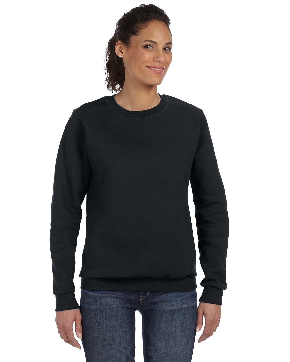 ladies crew neck fleece