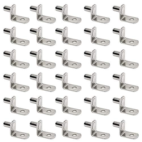 30 Pieces 5mm Bracket Style Cabinet, Ikea Kitchen Cabinet Shelf Pins