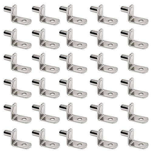30 Pieces 5mm Bracket Style Cabinet Shelf Pins With Hole 3 84mm Support Pegs L Shaped Hardware Heavy Duty For Kitchen Furniture Book Shelves Silver Tone Com 30 Pieces 5mm Bracket Style Cabinet, Ikea Kitchen Cabinet Shelf Pins
