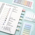 thumbnail image 3 of Index Tabs, Colorful Sticky Tab For Books, Writable & Repositionable File Flags For Office, 200Pcs/Pack 3Packs, Note Page Marker, Book Labels, Color Coding For Home School Use, Vintage Design, 3 of 8