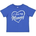 thumbnail image 3 of Inktastic I Love My Mommy in White Chalk Heart Boys or Girls Baby T-Shirt, 3 of 5