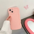 thumbnail image 4 of Mightlink Mobile Phone Case Wave Border Simple Style Anti-shock Tight Fit Full Coverage Anti-scratch Candy Color Phone Case for iPhone 14/14 Pro/14 Max/14 Pro Max, 4 of 4