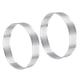 thumbnail image 1 of 2uds Inoxidable Acero Pastel Anillos para Hornear, Perforado Pastel Mousse Anillo Cocina Hornear Calor Resistente 3.9 Diámetro, 0.8 Altura, para Pastel Postre, Plata, 1 of 5