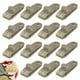 thumbnail image 1 of Uxcell Clips de Lona con Agarre de Bloqueo de Alta Resistencia [15PCS] - Abrazaderas para Lonas de Camping y Toldos - [Color Café Claro-3.3IN], 1 of 7