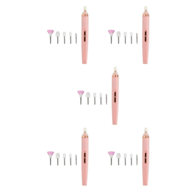 Soidarity Taladro de uñas profesional de alta velocidad removedor de bajo ruido Mini lima de uñas molinillo multiusos herramientas de manicura Type2 NO2