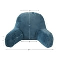 thumbnail image 5 of Faux Fur Bed Rest Pillow with Removable Cover, Kerry Blue, 5 of 5