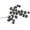 Black Orchid Solid Floral Asymmetrical 36" x 2" x 60", variant on CosmoLiving by Cosmopolitan Gold Metal Orchid Floral Wall Decor with Stem