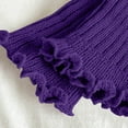 thumbnail image 6 of NAISIBABY Girls Leg Warmers, Comfort Loose Fit Knitted Thicken Stretch Fashion Slouch Knee High Sockings Purple Free Size, 6 of 9