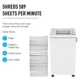 thumbnail image 5 of ideal. 2604 Strip-Cut Centralized Office Paper Shredder- P-2 Security Level, 5 of 6