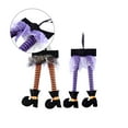 thumbnail image 2 of SHISUYAN 2Pcs Hanging Witch Shoe Decor Purple Cloth Mysterious Atmosphere, 2 of 9