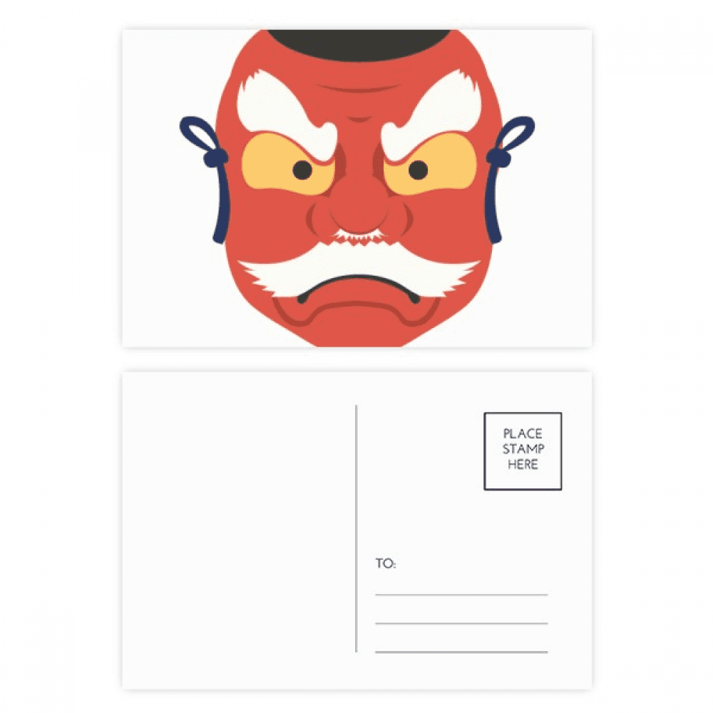 traditional japanese local head postcard set birthday mailing thanks greeting card