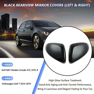 Fit For VW Golf MK7 E-Golf Side Rearview Wing Mirror Cover Casing