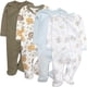 thumbnail image 1 of Paquete de 4 Piezas de Pijamas con Pies para Bebés Varones de 6 Meses, 1 of 7