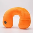 thumbnail image 5 of Tgbvmt U-Shaped Inflatable Travel Neck Pillow Soft Flocking Cover Quick Inflate Deflate Neck Support Pillow for Airplane Hotel Camping Use Compact Portable Comfortable Breathable Travel Accessory, 5 of 6