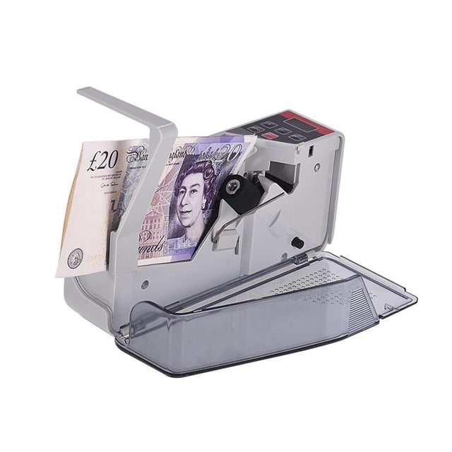 Compteur de Billets Portable Mini Compteur de Billets de Banque Global avec Affichage LED Équipement Financier