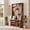 Retro, variant on Asofer Modern Hall Tree with Shoe Storage, Front Entryway Furniture, Mudroom Bench with Coat Rack, Retro