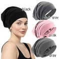 Silk Satin Sleep Cap Hair Cover for Sleeping Silk Lined Beanie